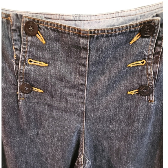 Wide Leg Jeans Y2K Style Size 12 Cotton 90s - Picture 6 of 6